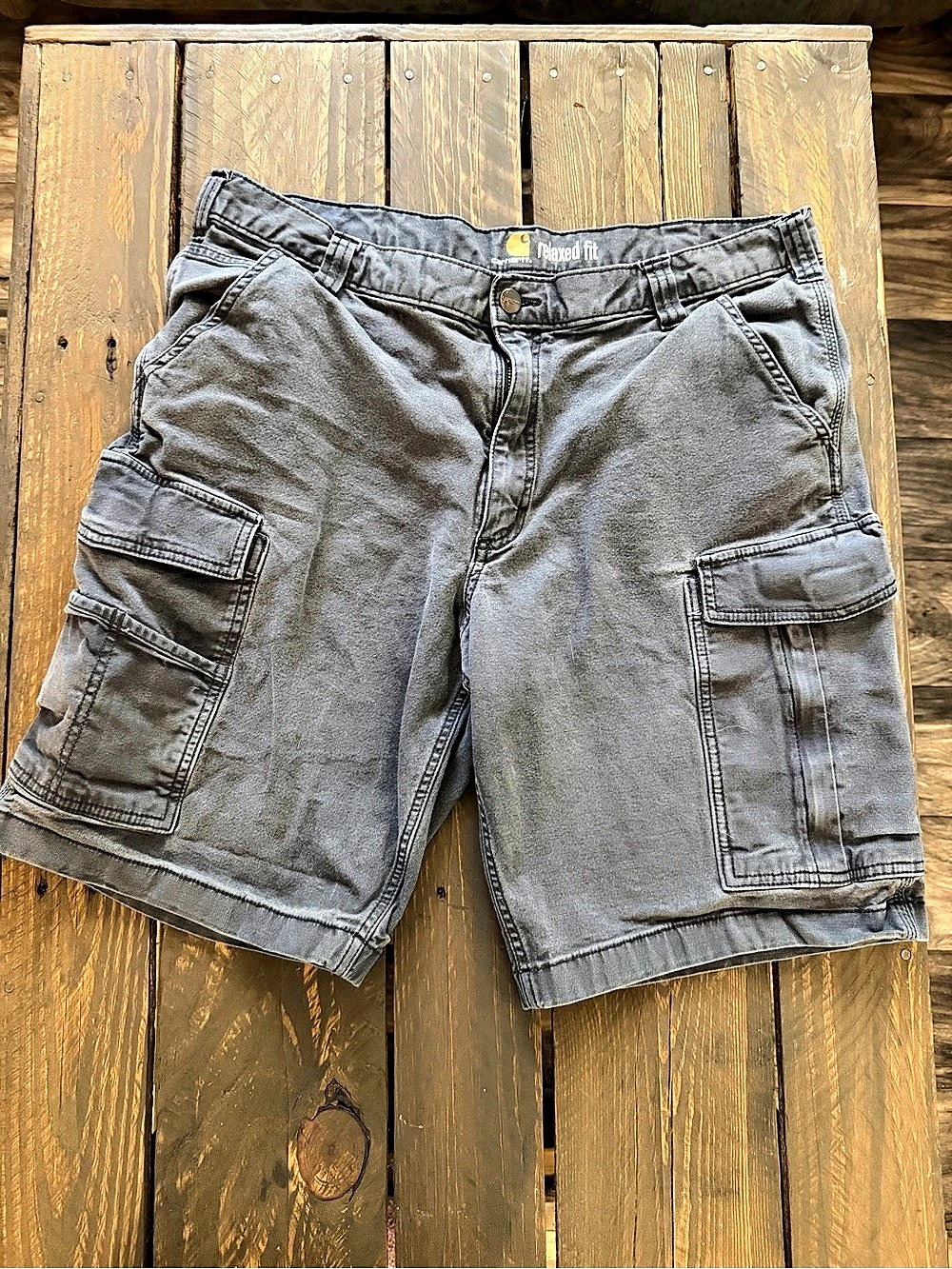 Carhartt Relaxed Fit Cargo Shorts Gray 38